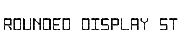 Rounded display St Font