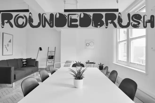 RoundedBrush Fonte examples