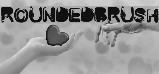 RoundedBrush Fonte examples