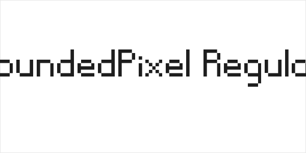 RoundedPixel Regular Logo