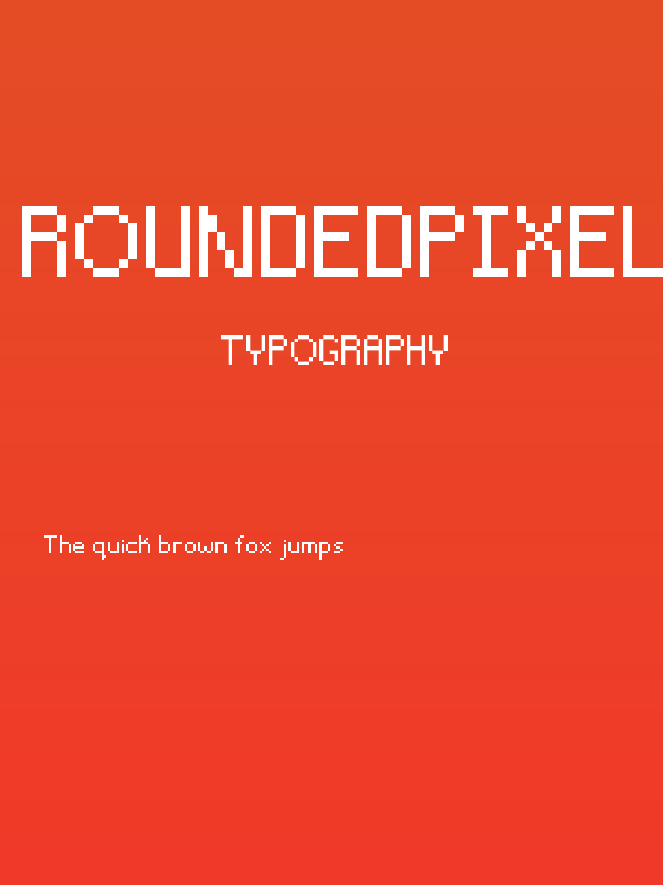 RoundedPixel Regular Poster