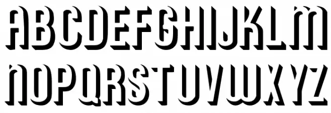 RoundedRelief Font Litere mari
