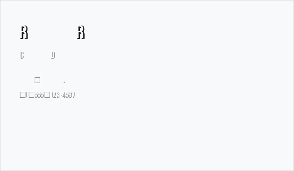 RoundedRelief Business Card