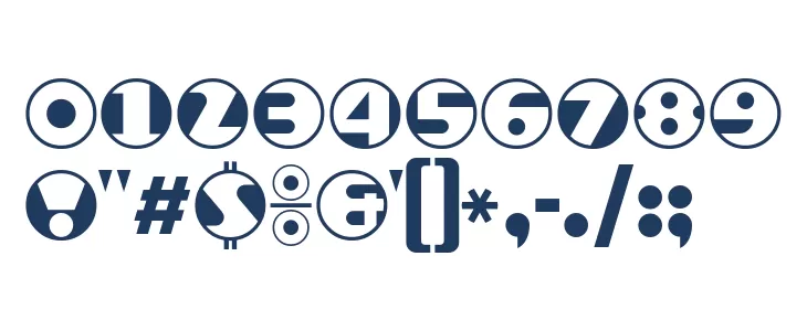 Roundel Font OTHER CHARS