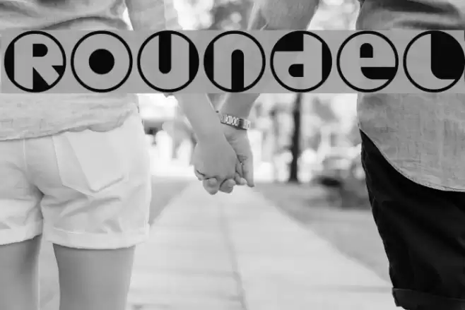 Roundel Font examples