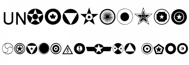 Roundels Font OTHER CHARS