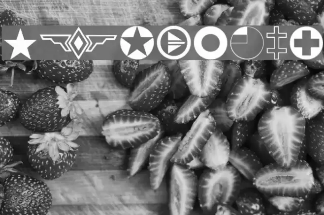 Roundels Font examples