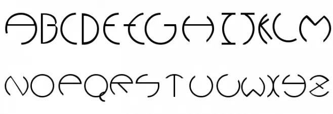 Rounders Schriftart Groß