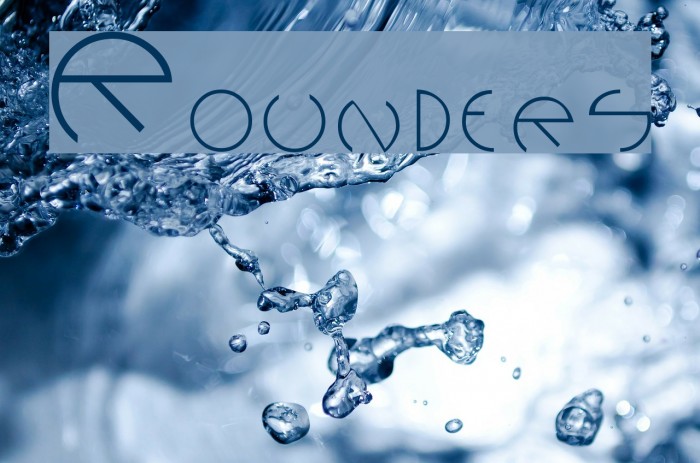 Rounders Font examples
