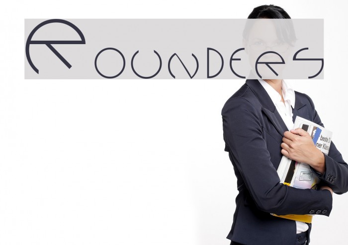 Rounders Font examples