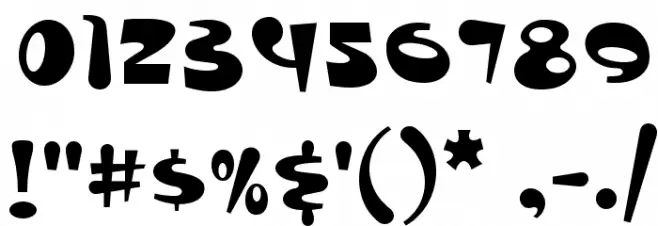 Roundhouse Font OTHER CHARS