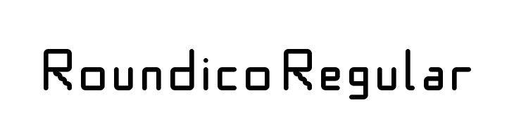 Roundico Regular  Frei Schriftart Herunterladen