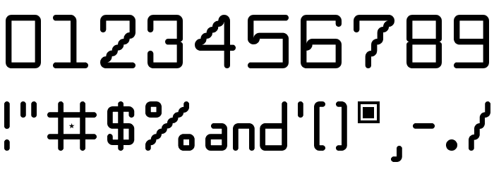 Roundico Regular Font OTHER CHARS