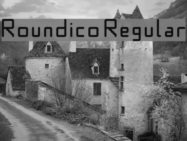 Roundico Regular Font examples