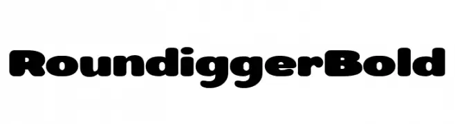 Roundigger Bold  Free Fonts Download