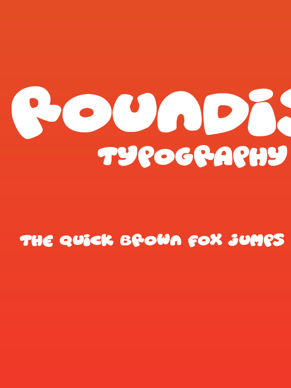 Roundish Toons Poster