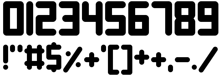 Roundish Font OTHER CHARS