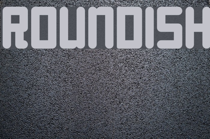 Roundish Font examples