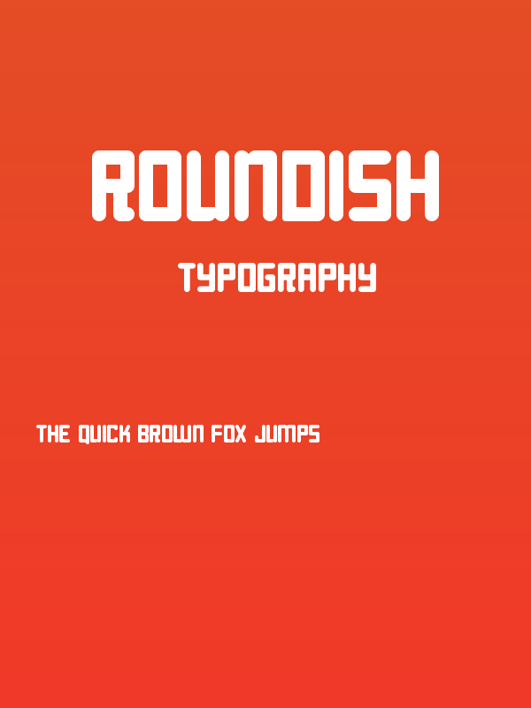 Roundish Poster
