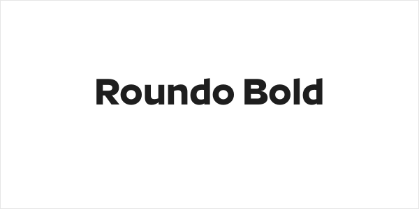 Roundo Bold Logo