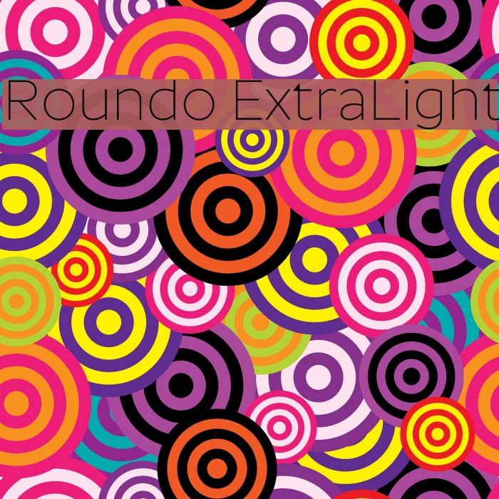 Roundo ExtraLight Font examples