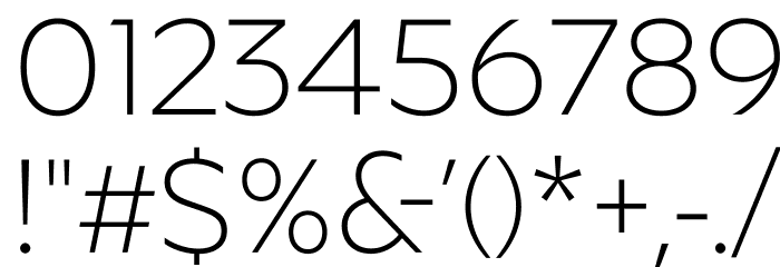 Roundo Light Font OTHER CHARS