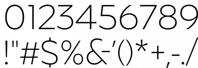 Roundo Light Font OTHER CHARS