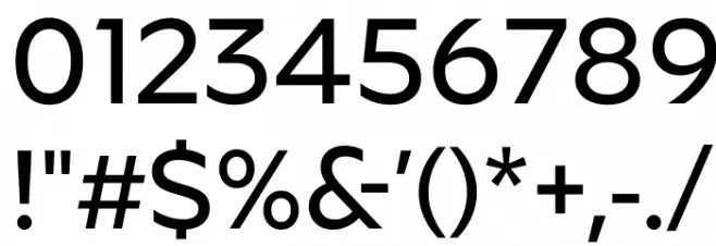 Roundo Medium Font OTHER CHARS