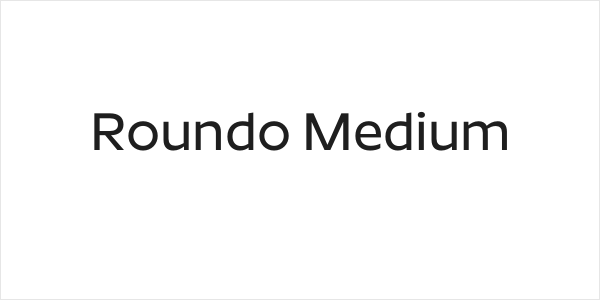 Roundo Medium Logo