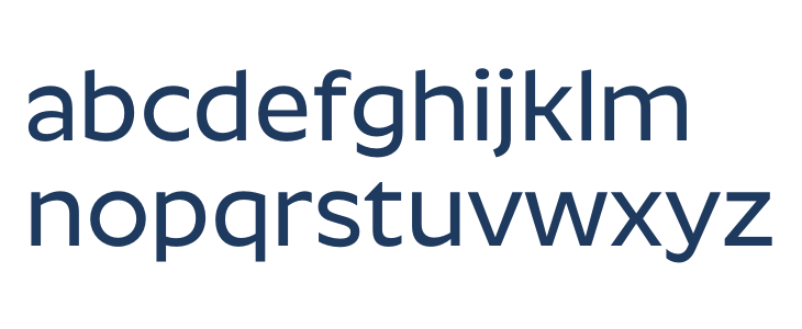 Roundo Medium Lowercase