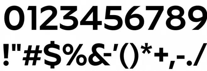 Roundo SemiBold Font OTHER CHARS