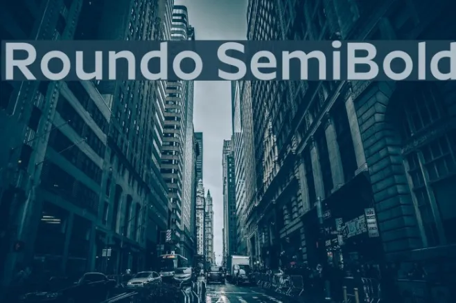 Roundo SemiBold Example 1
