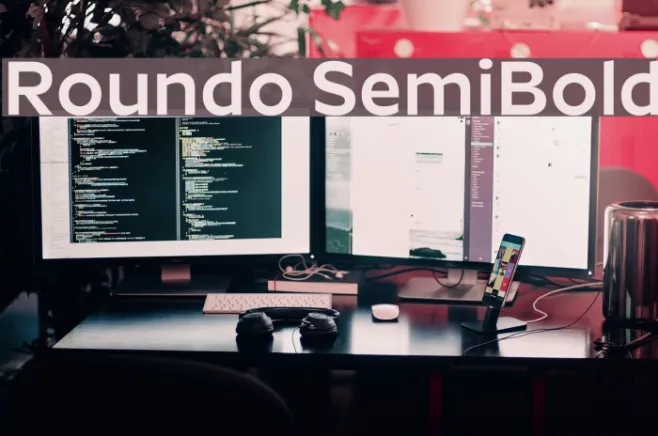 Roundo SemiBold Example 3