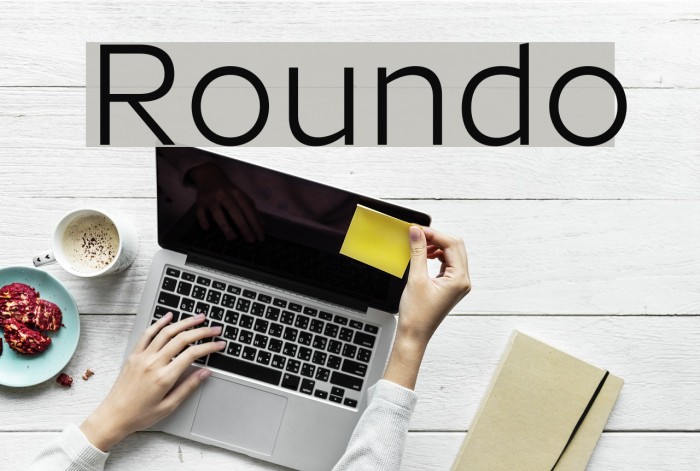 Roundo Font examples