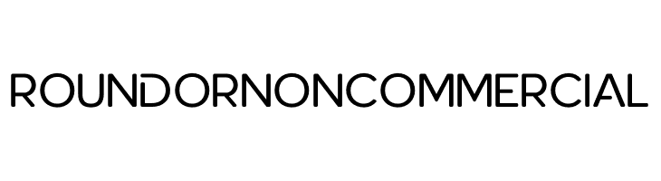 RoundorNonCommercial  Frei Schriftart Herunterladen