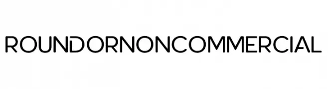RoundorNonCommercial  Free Fonts Download