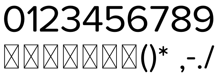 RoundorNonCommercial Font OTHER CHARS