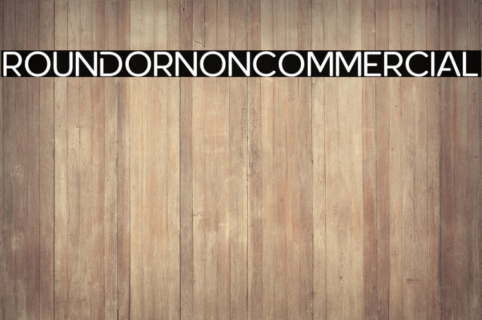 RoundorNonCommercial Example 1