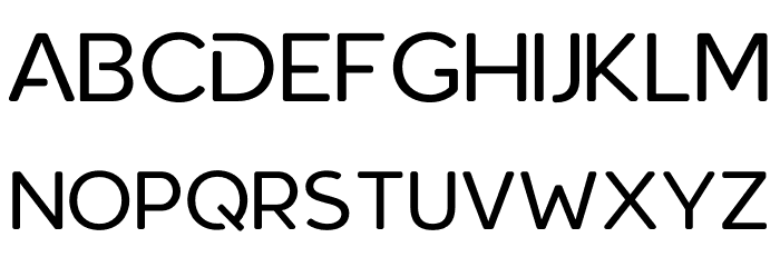 RoundorNonCommercial Font LOWERCASE