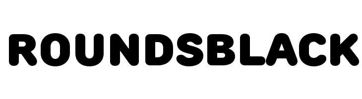 RoundsBlack Font