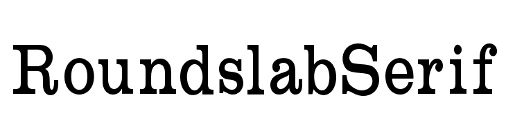 RoundslabSerif Font