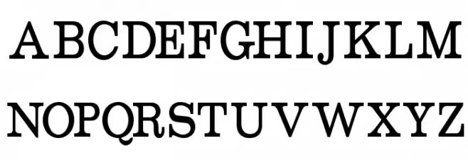 RoundslabSerif Polices MAJUSCULES