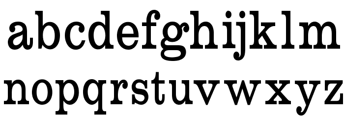RoundslabSerif Font Litere mici