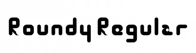 Roundy Regular  Descarca Fonturi Gratis