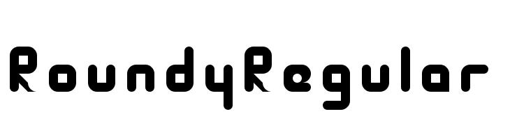 Roundy Regular  Fuentes Gratis Descargar