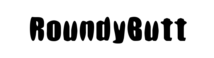 RoundyButt  baixar fontes gratis