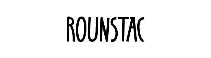 Rounstac Schriftart