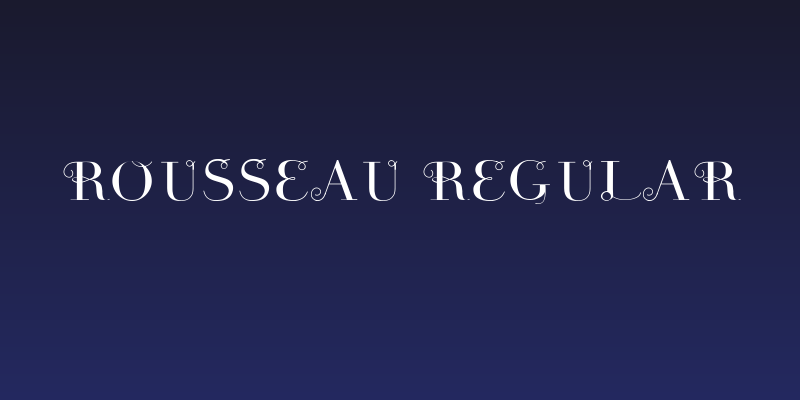 Rousseau Regular Social Header