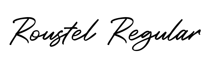 Roustel Regular  免费字体下载