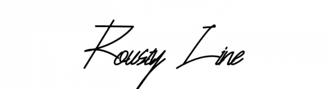 Rousty Line  フリーフォントのダウンロード